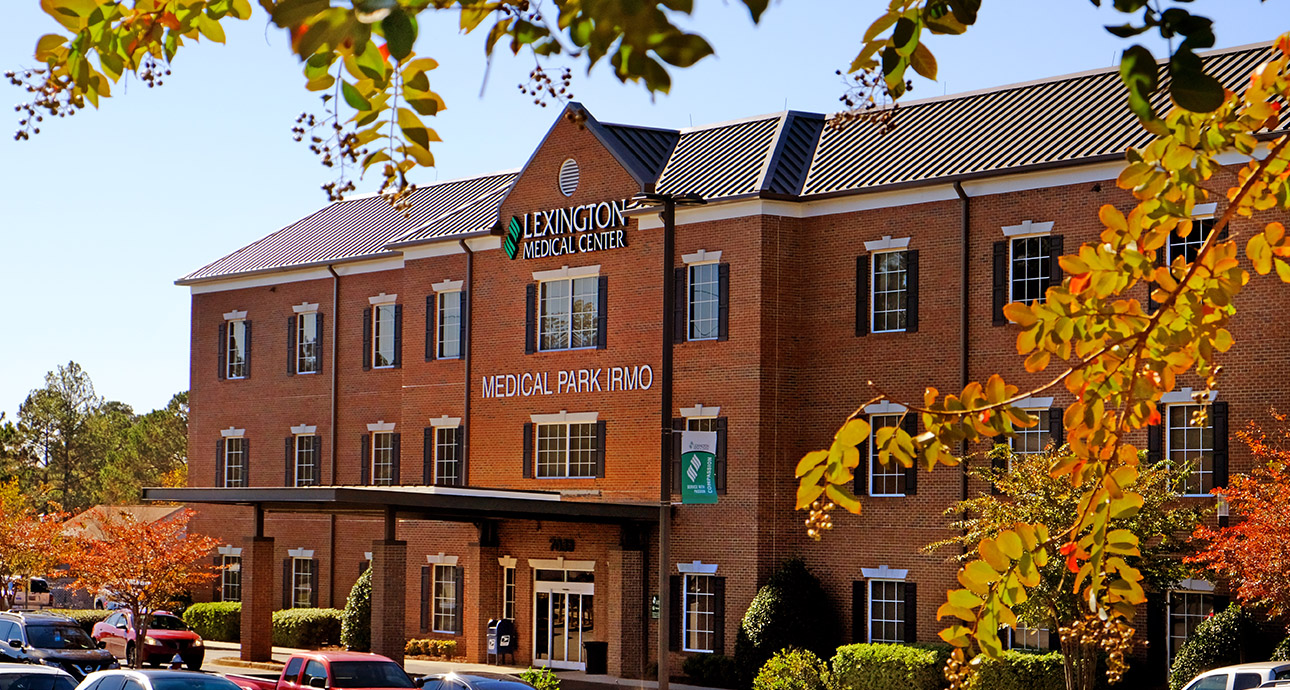 Irmo Medical Park building exterior.