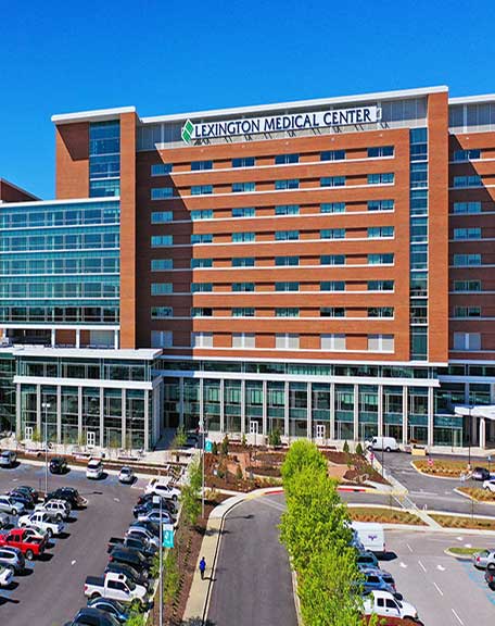 Photo of the Lexington Medical Center hospital campus